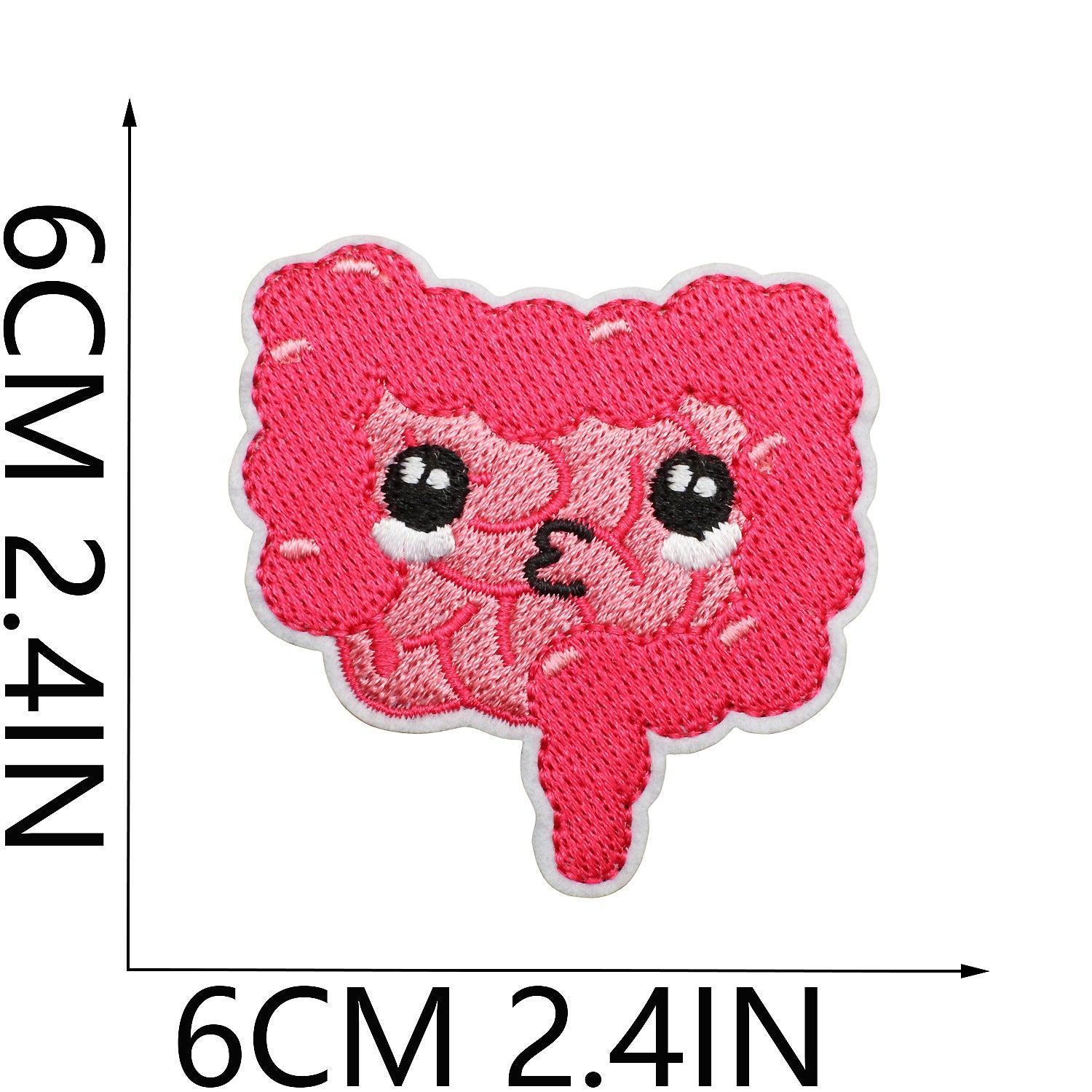 Wholesale Cartoon human organ embroidery patch medical equipment patch